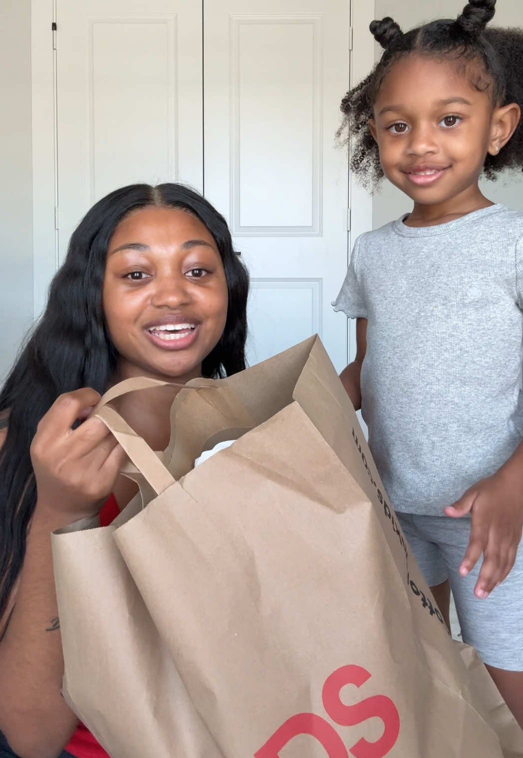 Ms nonchalant wanted to do a try on haul with her new clothes from @Cotton On Kids 🫣💖 #clothing #toddlersoftiktok #girlmom 